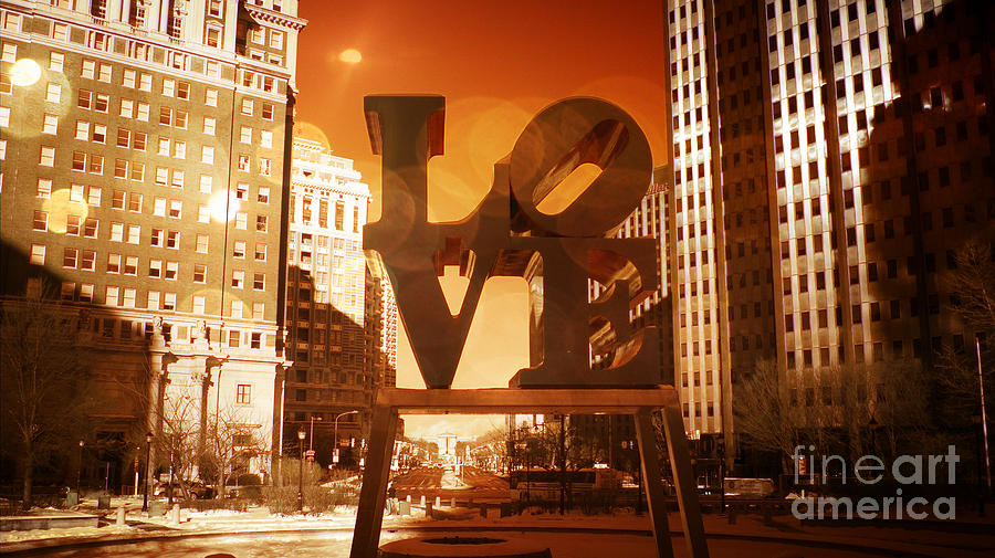 Love-Philly V3 Photograph by Douglas Barnard