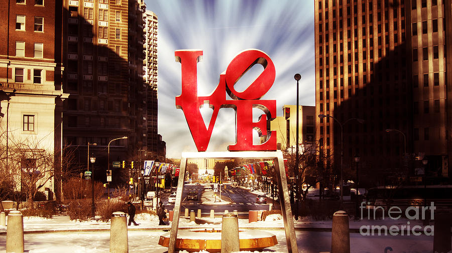 Love-Philly V7 Photograph by Douglas Barnard