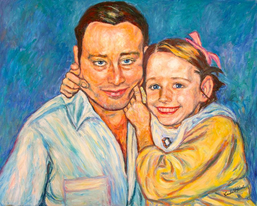 Love Portrait Painting by Kendall Kessler