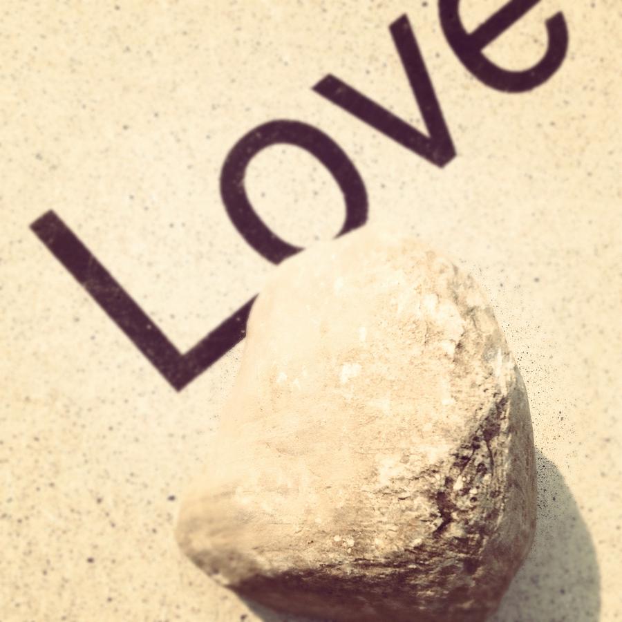 Inspirational Photograph - Love Rocks by Christy Beckwith