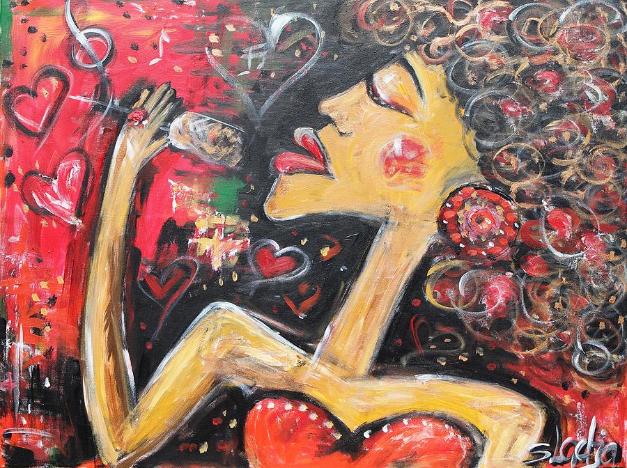 Love Song Painting by Sladjana Lazarevic
