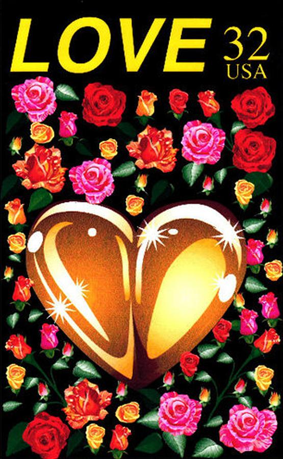 Love Stamp Digital Art by P Dwain Morris