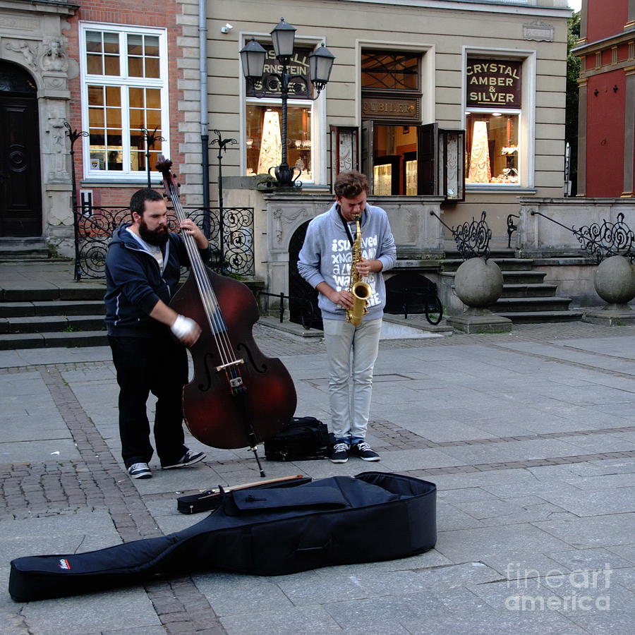 Jazz Photograph - Love that Jazz in Gdansk by Jacqueline M Lewis