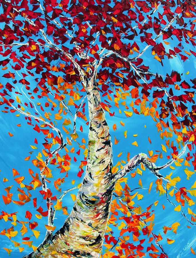 Fall Painting - Love That Reaches 2 by Meaghan Troup