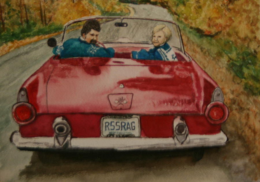 Love This Ride Painting by Betty-Anne McDonald