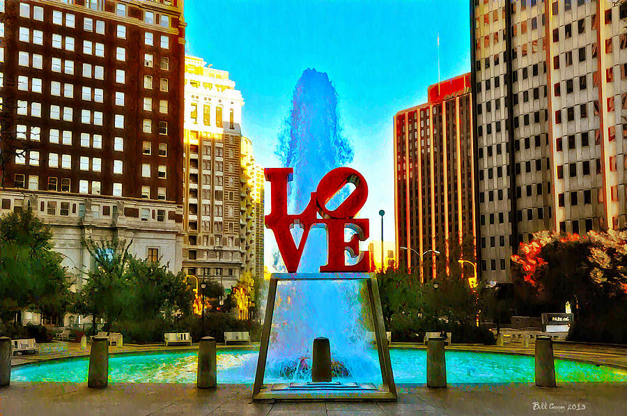 Love Town Photograph by Bill Cannon
