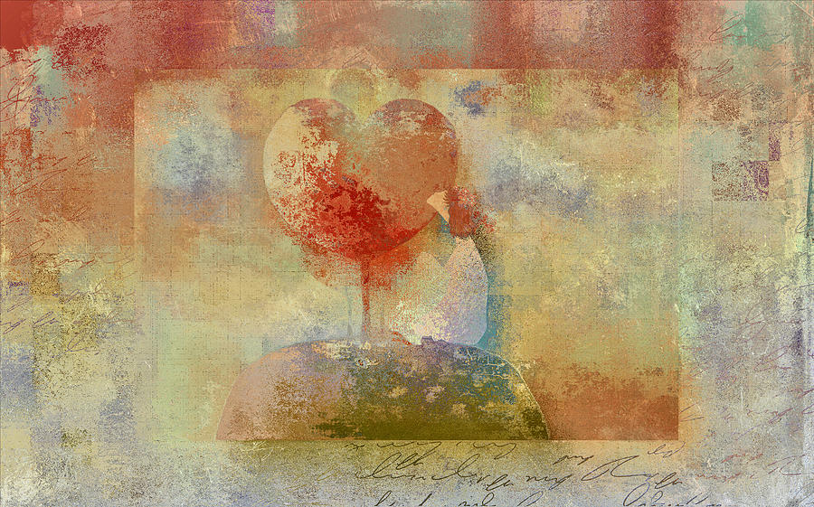 Love Tree - pst02z01 Digital Art by Variance Collections