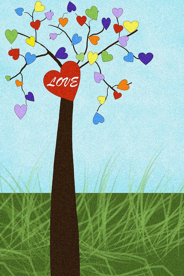 Love Tree Digital Art