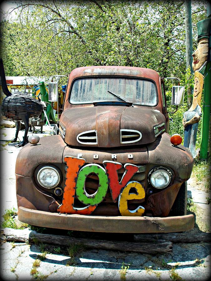 Love truck photograph by yvette mcclure fine art america Love truck photograph by yvette mcclure fine art america