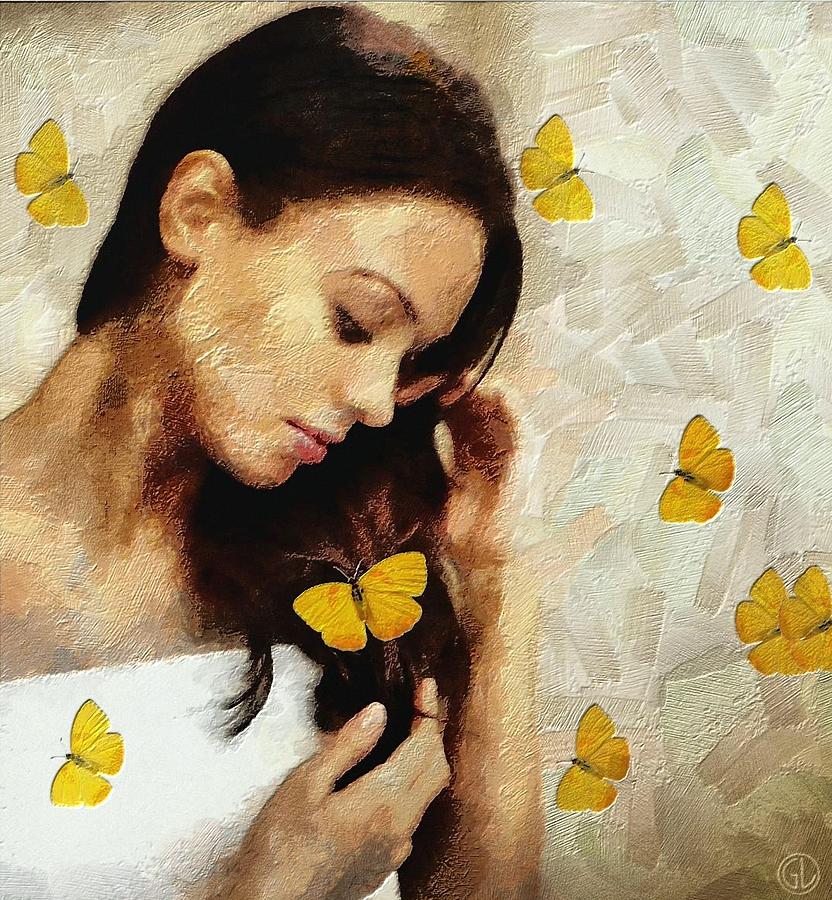 Butterfly love #1 Digital Art by Gun Legler