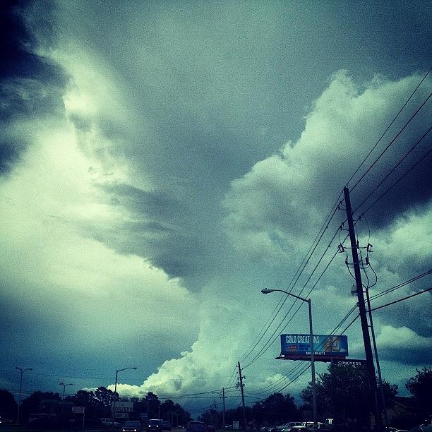 Loved This Crazy Cloud On The Way Home! Photograph by Sarah Life Flores