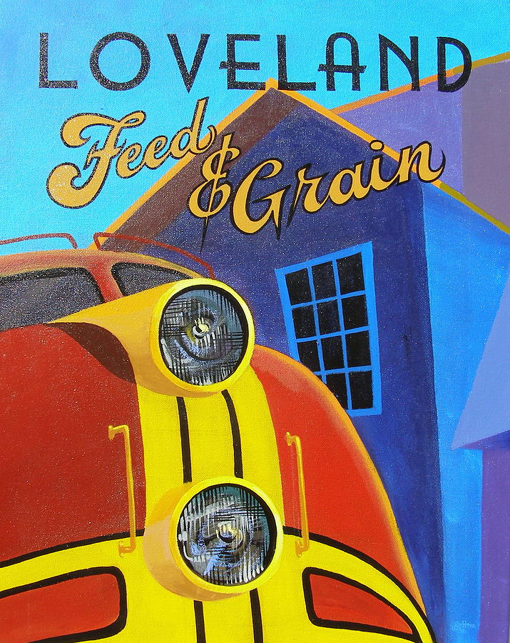 Loveland Feed And Grain #2 Painting by Alan Johnson