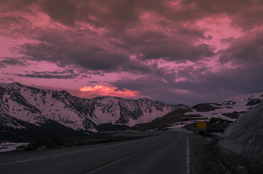 Loveland Pass Sunset Photograph