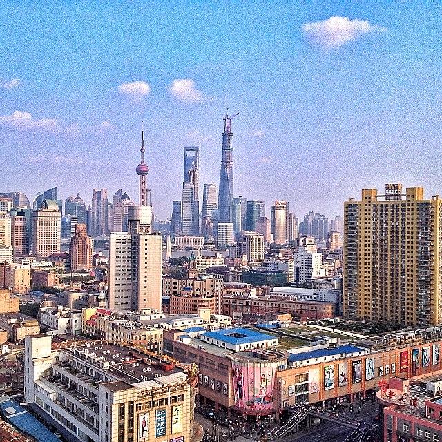 Lovely Day Pudong View Photograph by Philippe Maurice