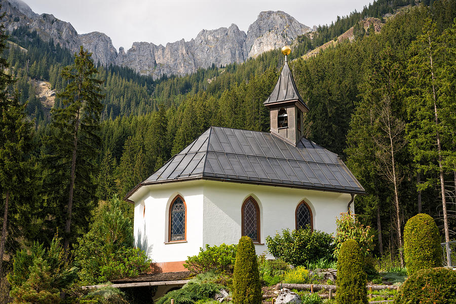 Lovely little chapel in the mountains Photograph by Matthias Hauser