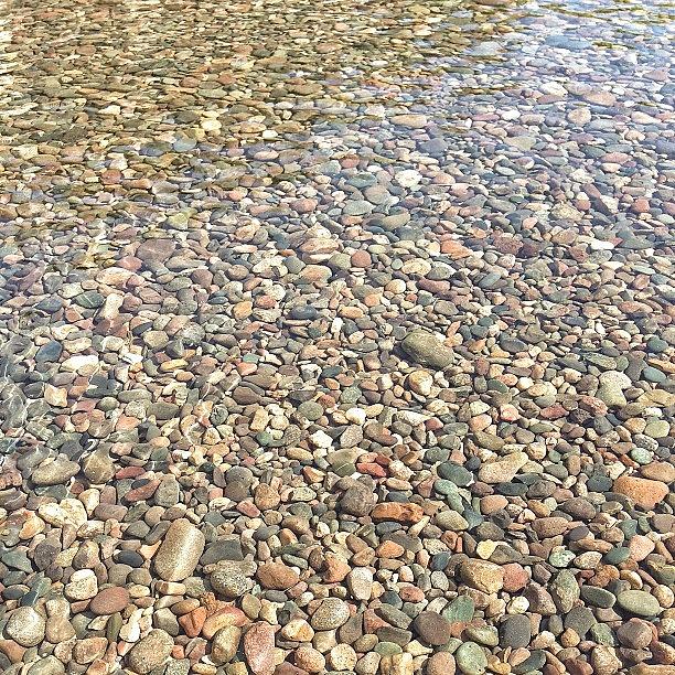Lovely River Rocks In Fountain Photograph by Margie P