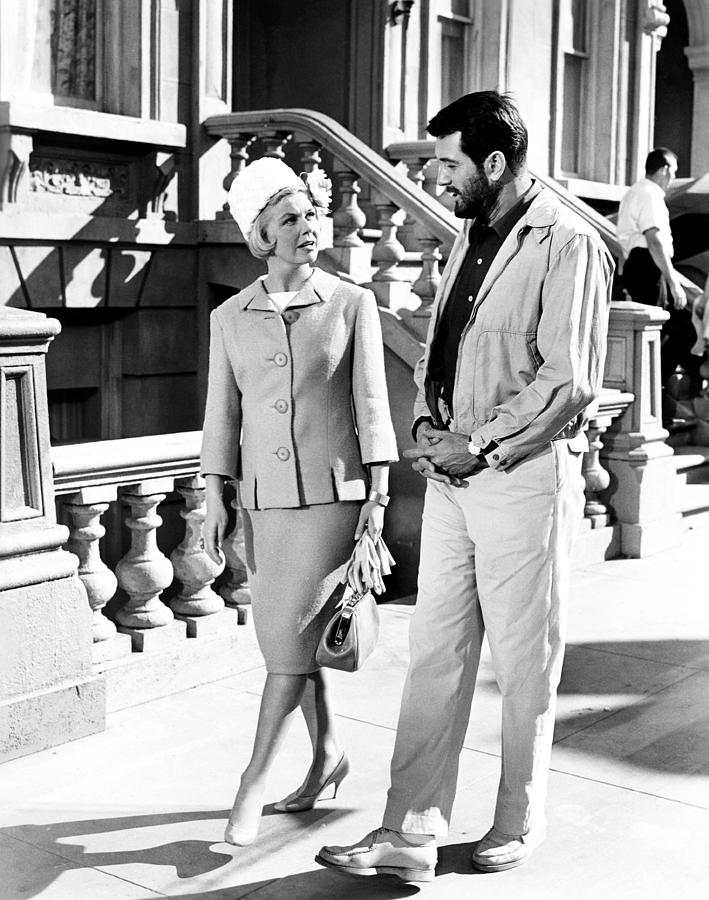 Movie Photograph - Lover Come Back, From Left, Doris Day by Everett