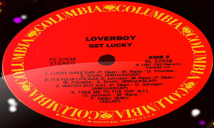 Loverboy Get Lucky Side 2 Photograph By Marcello Cicchini