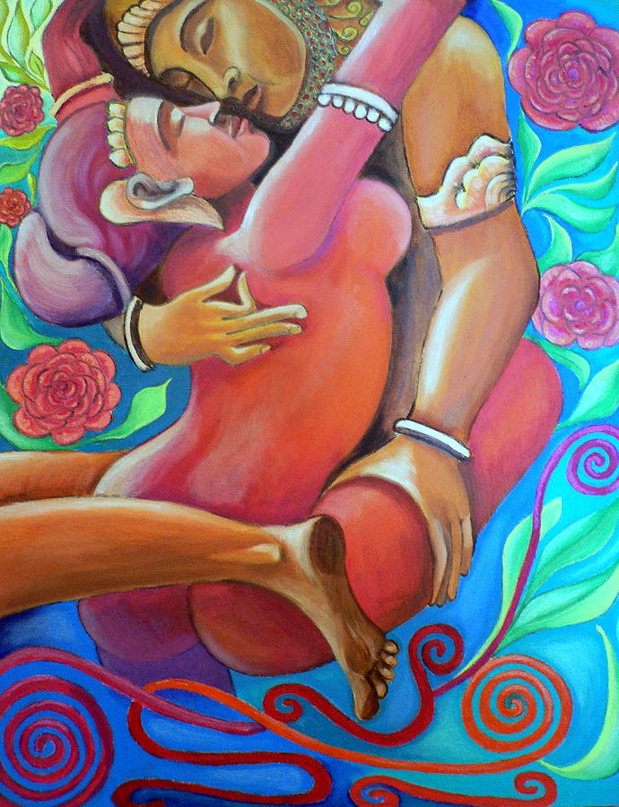 Lovers Painting by Alex Florschutz
