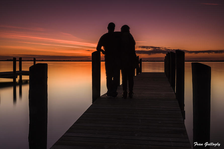 Lovers at Twilight Photograph by Fran Gallogly