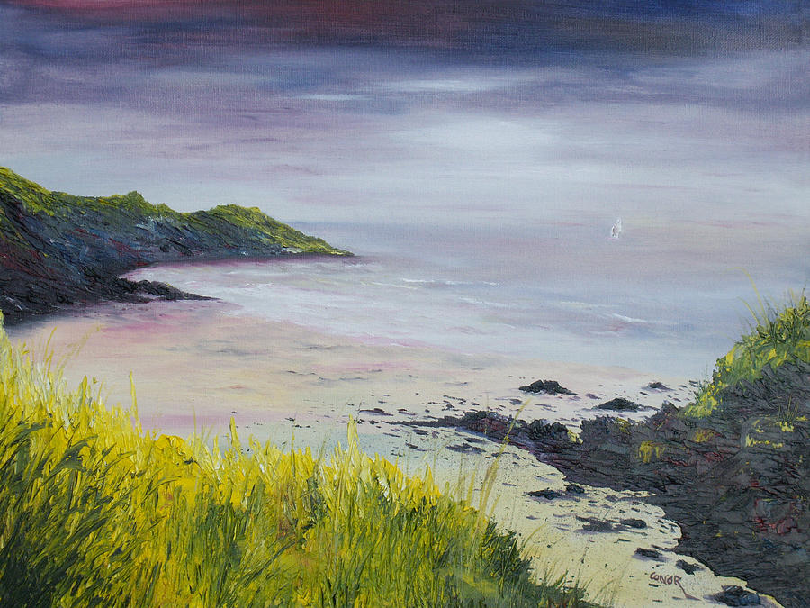 Beach Painting - Lovers Cove Kinsale   by Conor Murphy