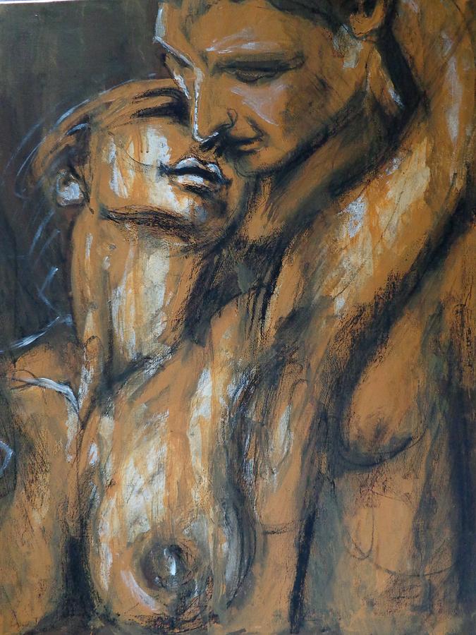 Lovers - In Love with You Painting by Carmen Tyrrell