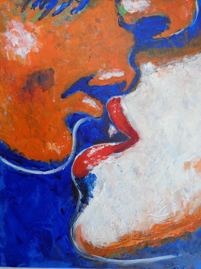 Lovers Kiss 9 Painting By Carmen Tyrrell