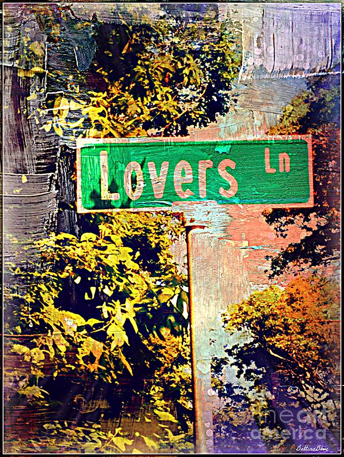 Tree Mixed Media - Lovers Lane by Beth Saffer