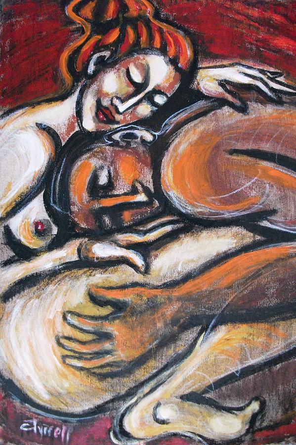 Lovers-So In Love With You Painting by Carmen Tyrrell