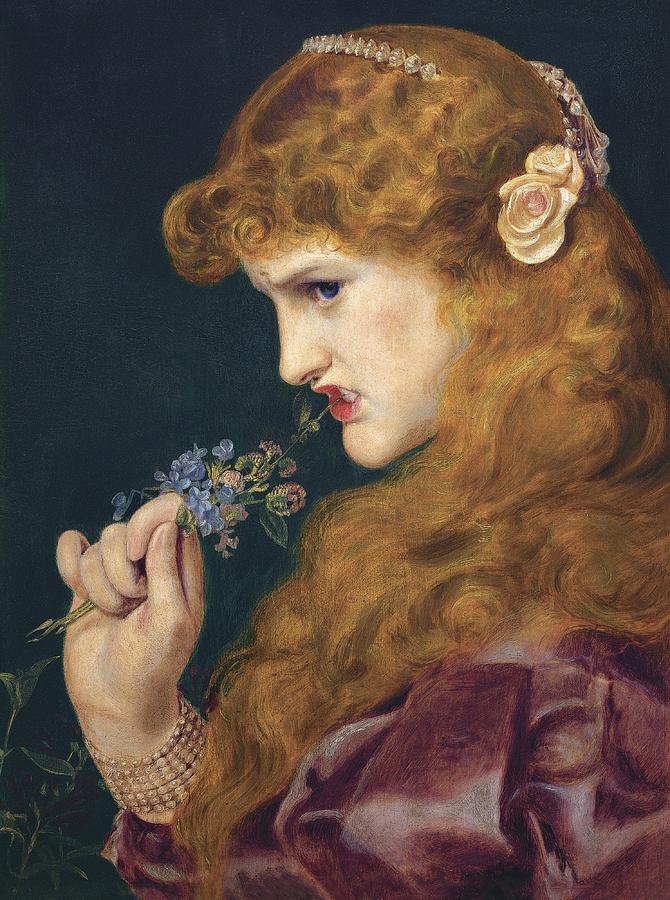 Loves Shadow Painting by Frederick Sandys