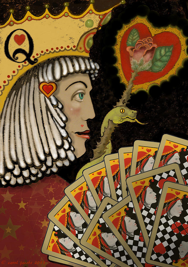Loves Winning Hand Painting by Carol Jacobs