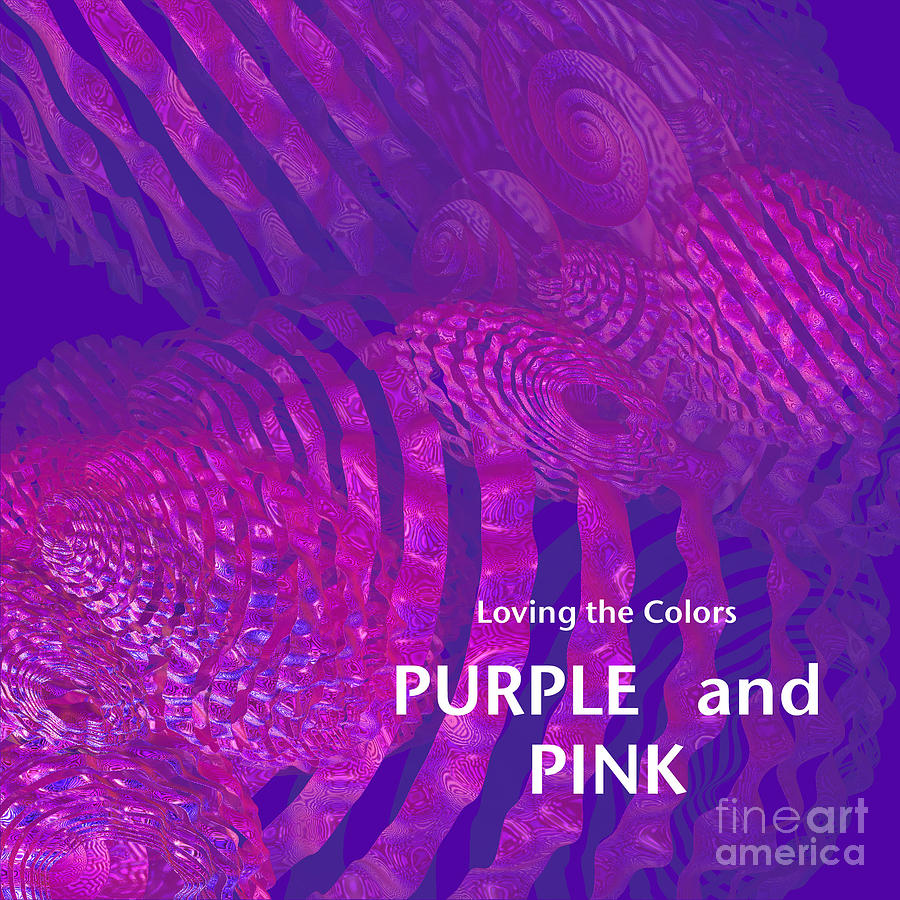Loving the Colors PURPLE and PINK Group avatar Mixed Media by First Star Art