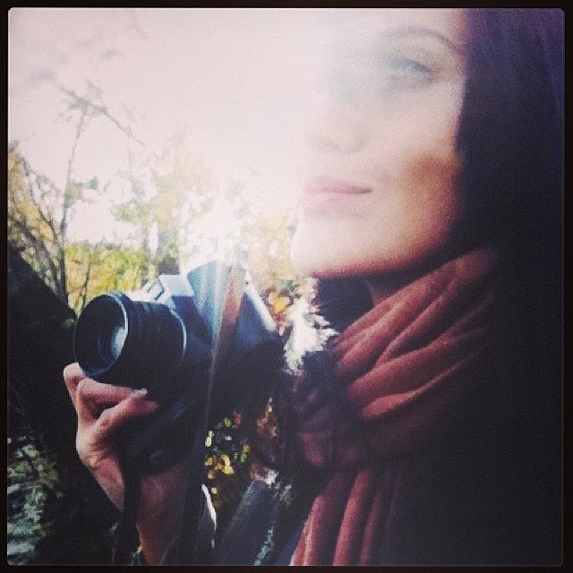Fall Photograph - Loving To Be In A Countryside  On by Olya Dzhygyr