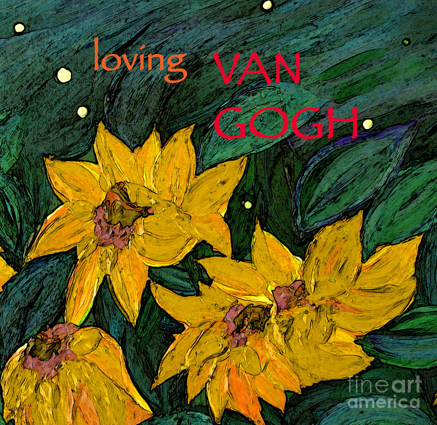 Loving VAN GOGH Group avatar Mixed Media by First Star Art
