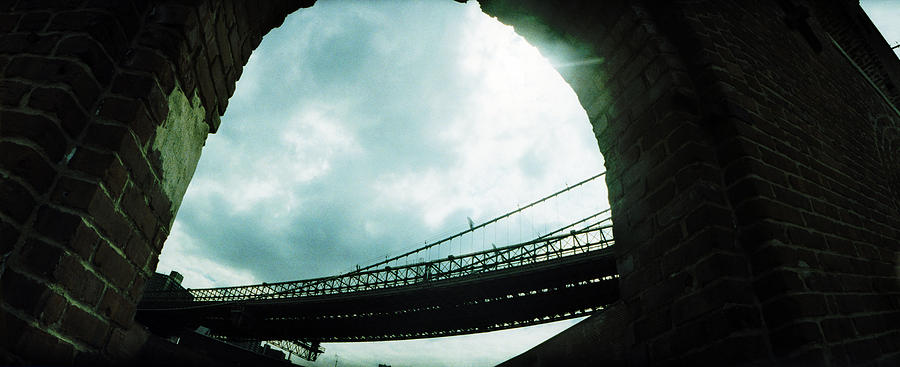 Architecture Photograph - Low Angle View Of A Bridge, Brooklyn by Panoramic Images