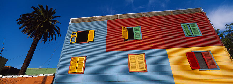 Architecture Photograph - Low Angle View Of A Building, La Boca by Panoramic Images