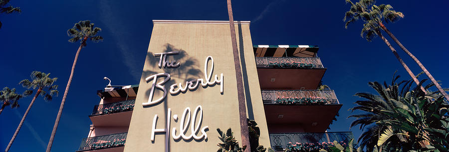 Architecture Photograph - Low Angle View Of A Hotel, Beverly by Panoramic Images