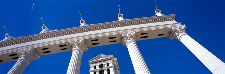 Architecture Photograph - Low Angle View Of A Hotel, Caesars by Panoramic Images