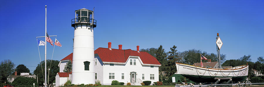 Architecture Photograph - Low Angle View Of A Lighthouse, Chatham by Panoramic Images