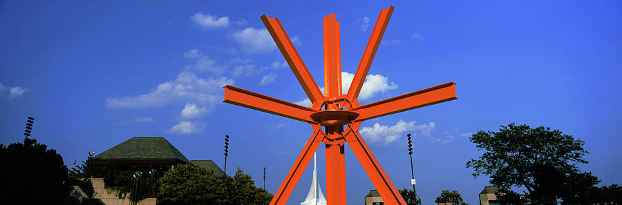 Milwaukee Photograph - Low Angle View Of A Sculpture by Panoramic Images