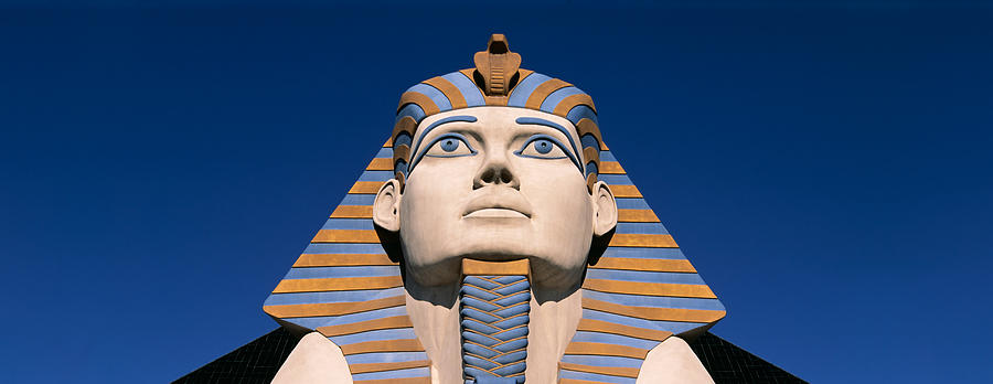 Low Angle View Of A Sphinx, Luxor Hotel Photograph by Panoramic Images