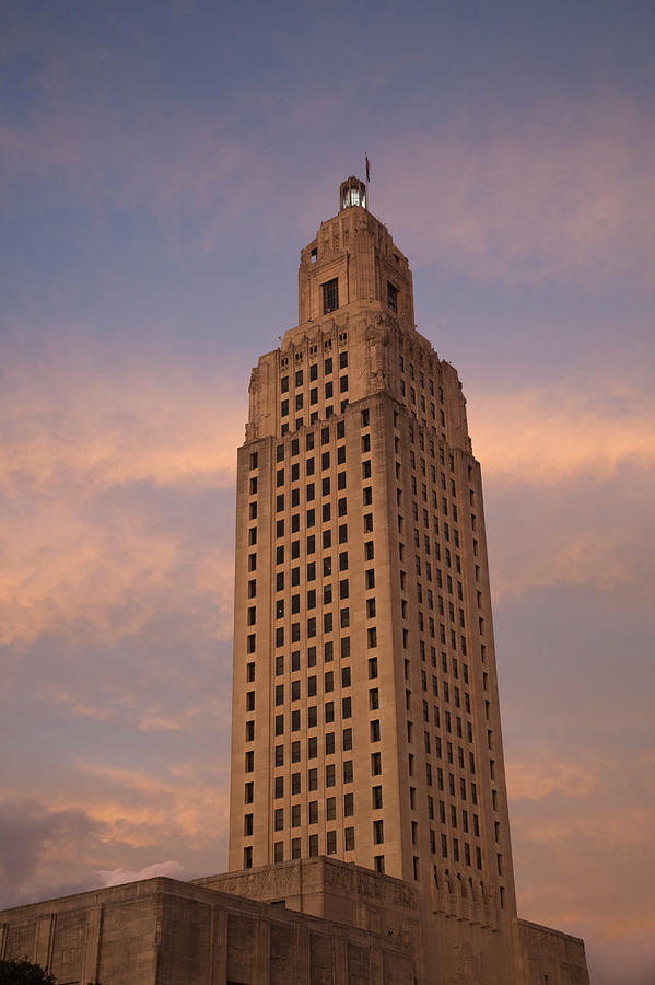 Architecture Photograph - Low Angle View Of A State Capitol by Panoramic Images