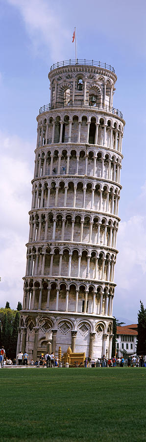 Low Angle View Of A Tower, Leaning Photograph by Panoramic Images ...