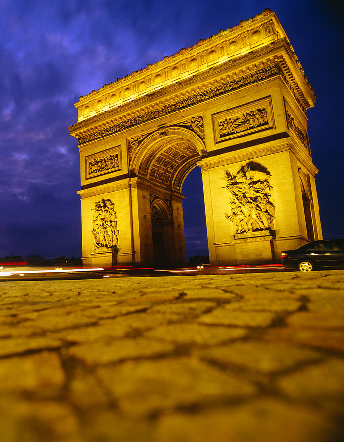 Low Angle View Of A Triumphal Arch, Arc Photograph by Panoramic Images