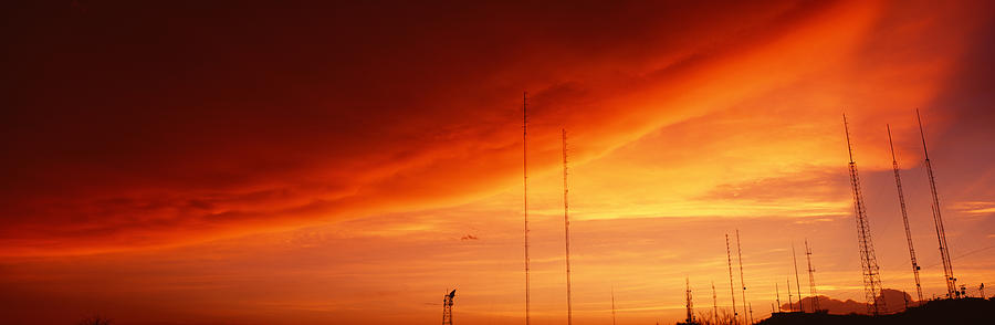Phoenix Photograph - Low Angle View Of Antennas, Phoenix by Panoramic Images