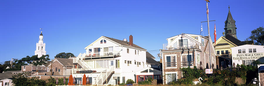 Architecture Photograph - Low Angle View Of Buildings, Cape Cod by Panoramic Images