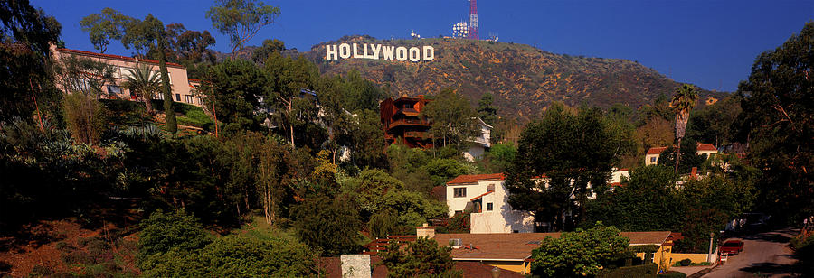 Low Angle View Of Hollywood Sign, Los Photograph by Panoramic Images