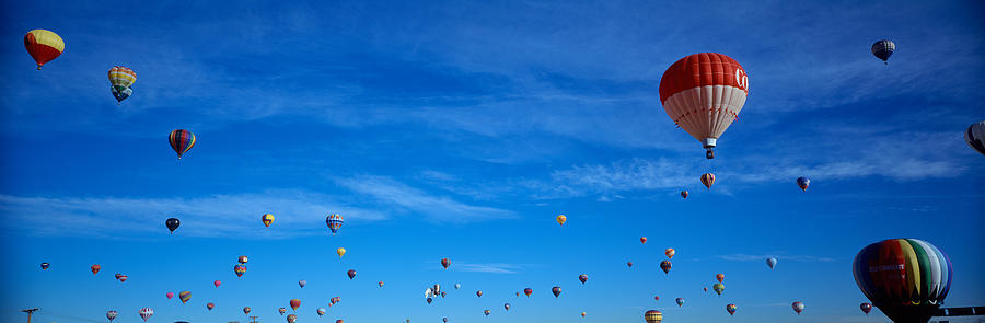 Low Angle View Of Hot Air Balloons Photograph by Panoramic Images ...