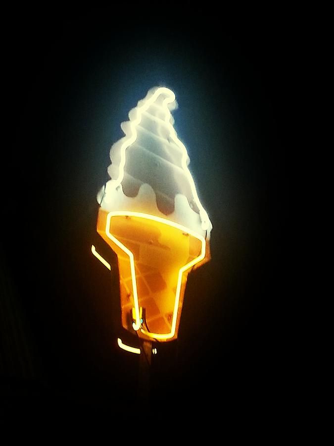 Low Angle View Of Ice Cream Neon Sign Photograph by Scott Crayne / Eyeem Low Angle View Of Ice Cream Neon Sign Photograph by Scott Crayne / Eyeem