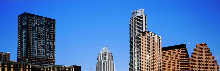 Architecture Photograph - Low Angle View Of Skyscrapers, Austin by Panoramic Images